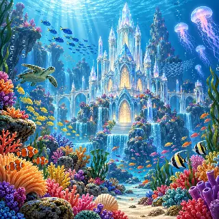 Underwater Crystal Castle
