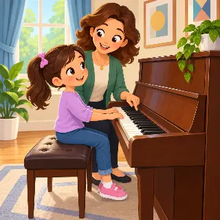 Upright Piano Lesson