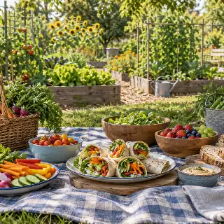 Vegetable Garden Picnic