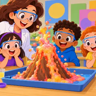 Volcano Experiment Class