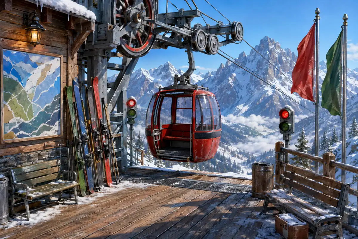 Alpine Cable-Car Station