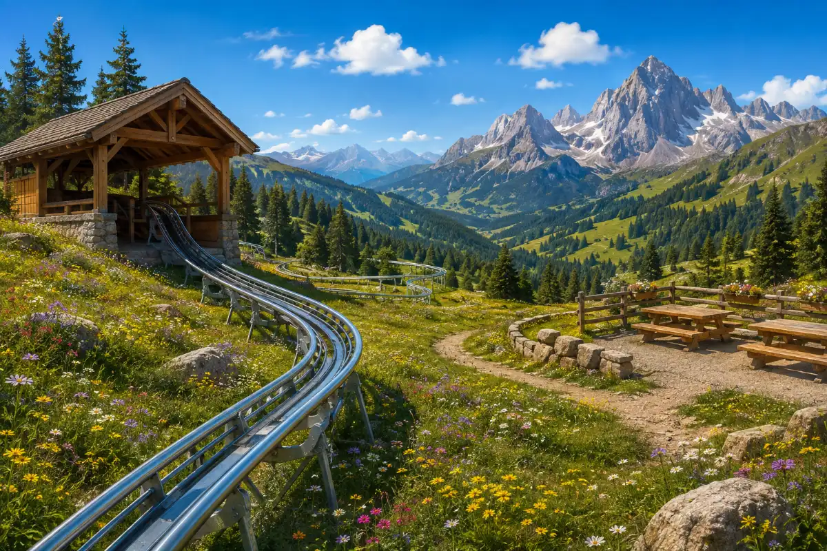 Alpine Summer Luge Meadow