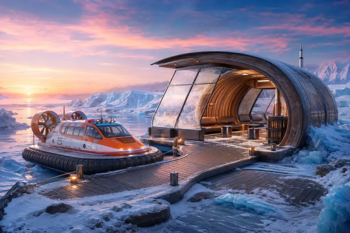 Arctic Hovercraft Waystation
