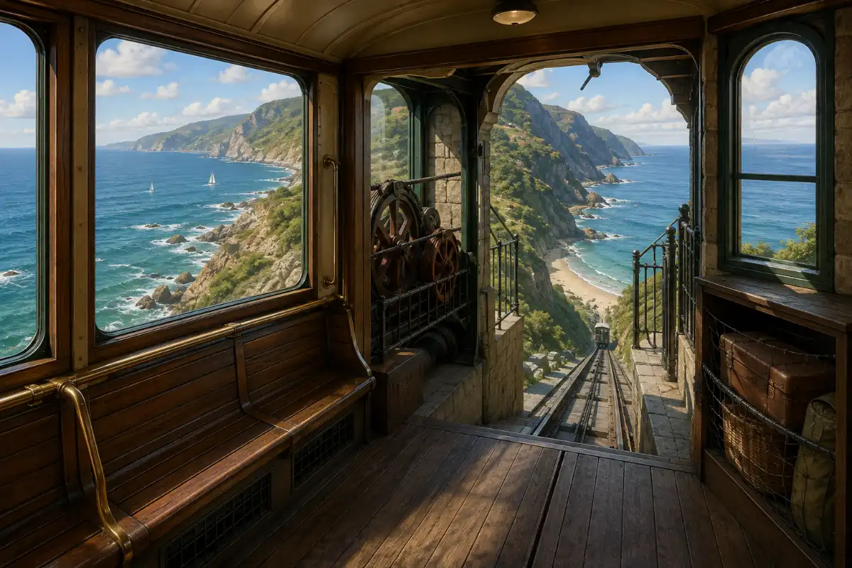 Cliffside Funicular Cabin