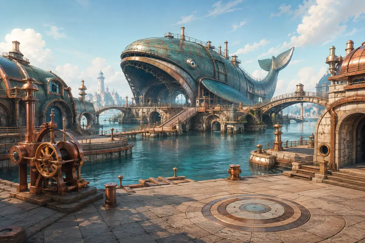 Clockwork Whale Harbor