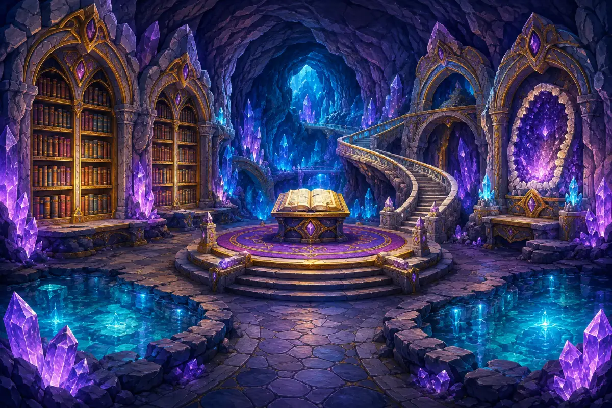 Crystal Cave Library