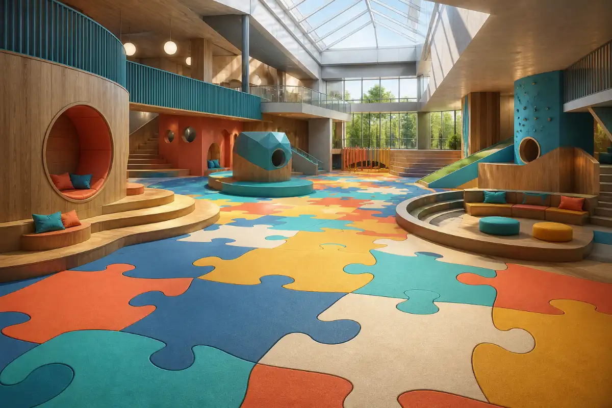 Giant Floor Puzzle Hall