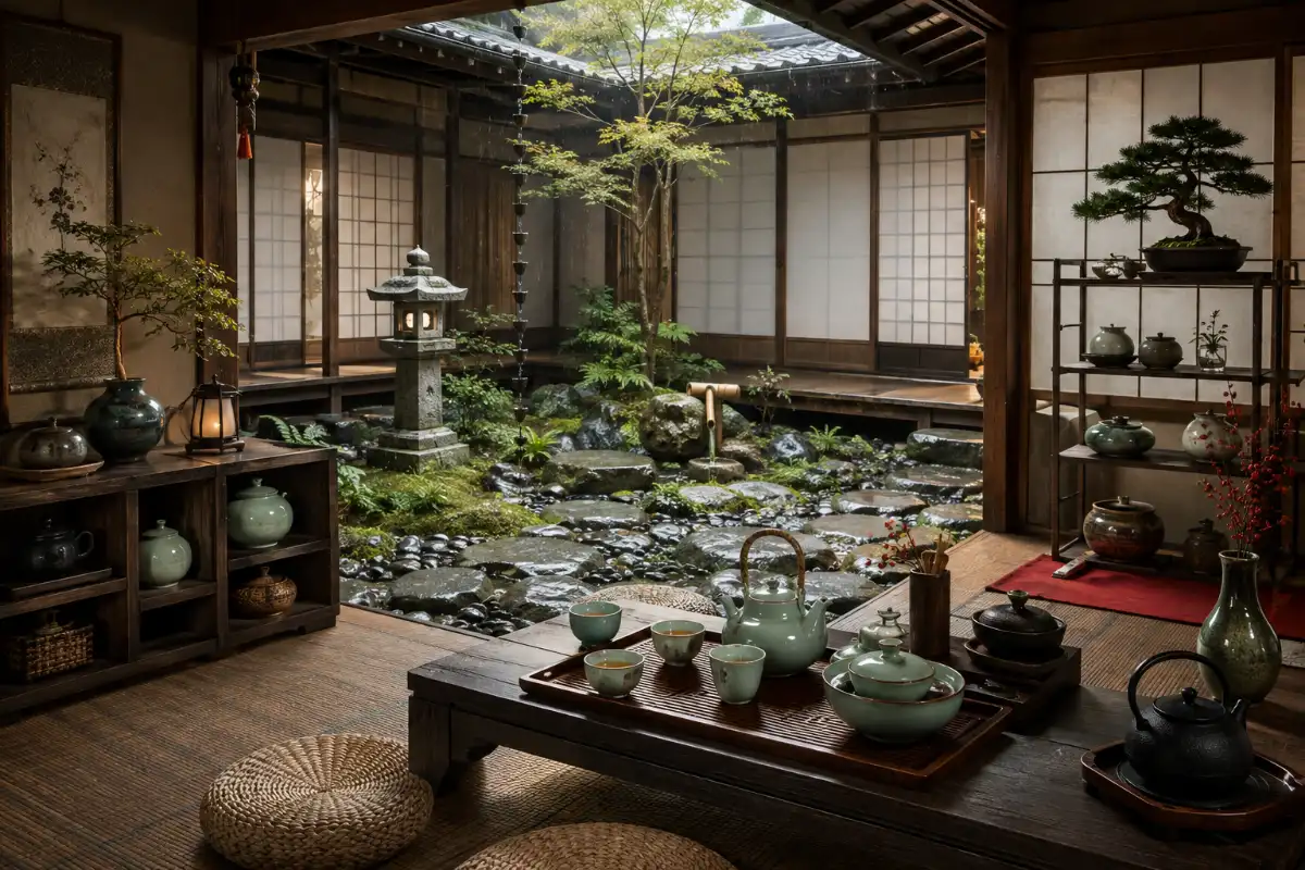 Indoor Courtyard Tea Room