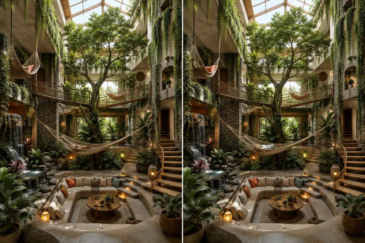 Indoor Hammock Atrium
