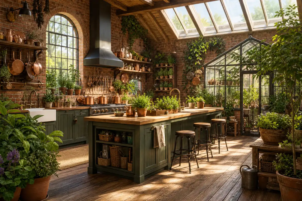 Loft Herb Garden Kitchen