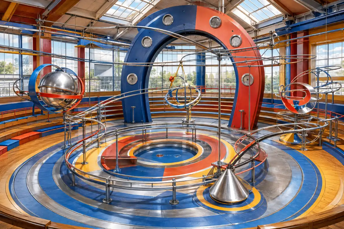 Magnetic Sculpture Race Arena