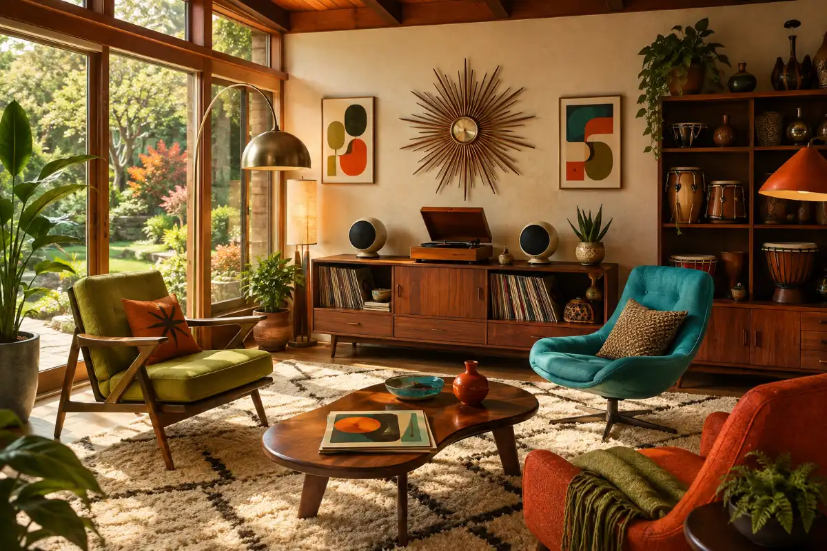 Midcentury Music Den