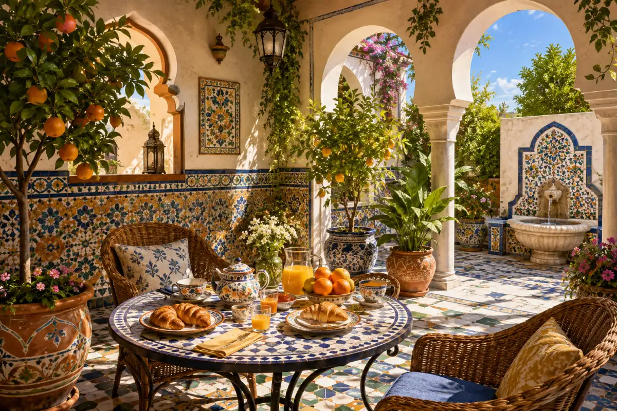 Mosaic Breakfast Patio