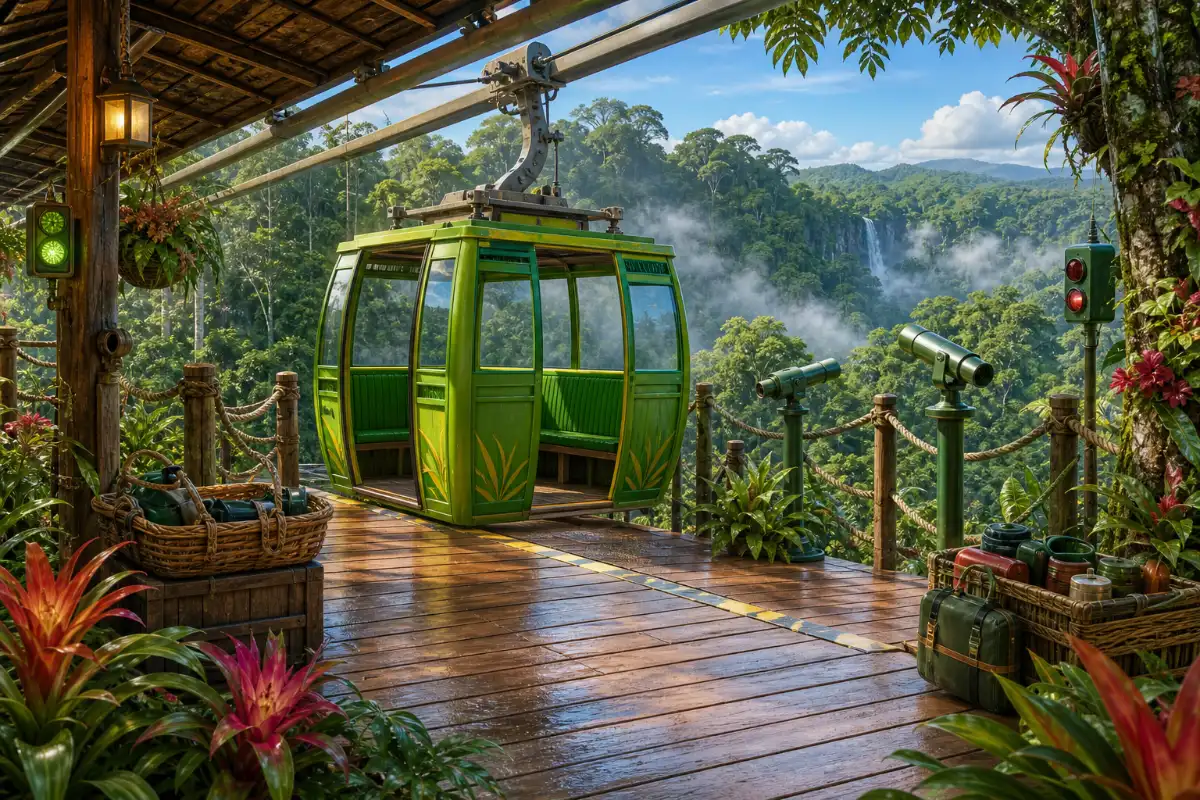 Rainforest Canopy Tram Platform