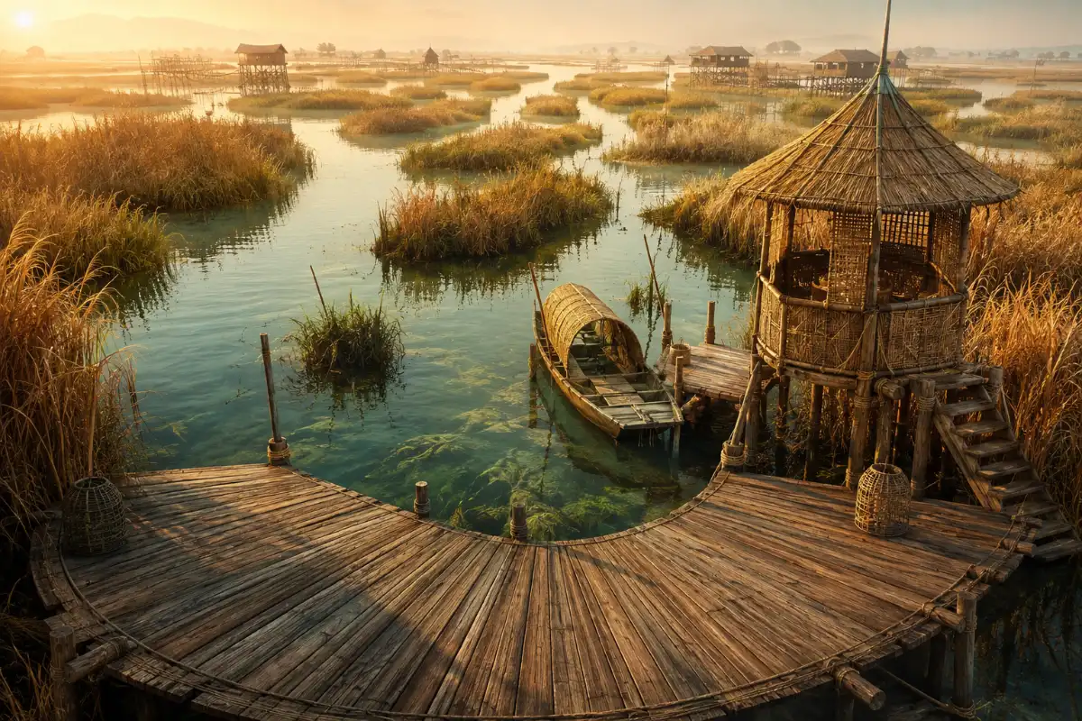 Reed-Delta Mailboat Landing