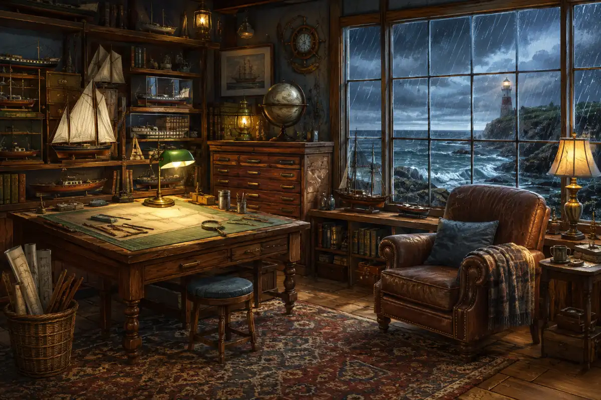 Storm-Window Model Ship Study