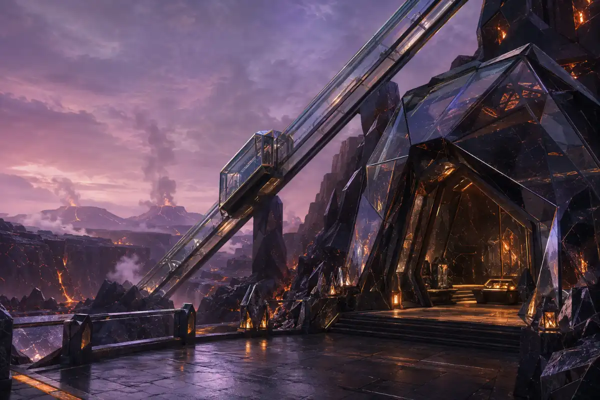 Volcanic Glass Elevator Station